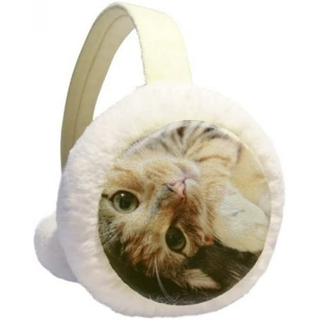 Kitty Cat Stripes Relax Sleep Animal Winter Earmuffs Ear Warmers Faux Fur Foldable Plush Outdoor Gift Kitty Cat Stripes Relax Sleep Animal Winter Earmuffs Ear Warmers Faux Fur Foldable Plush Outdoor Gift